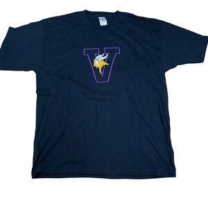 Vintage Minnesota Vikings T Shirt The O‎ Zone Nielsville MN Gildan XL